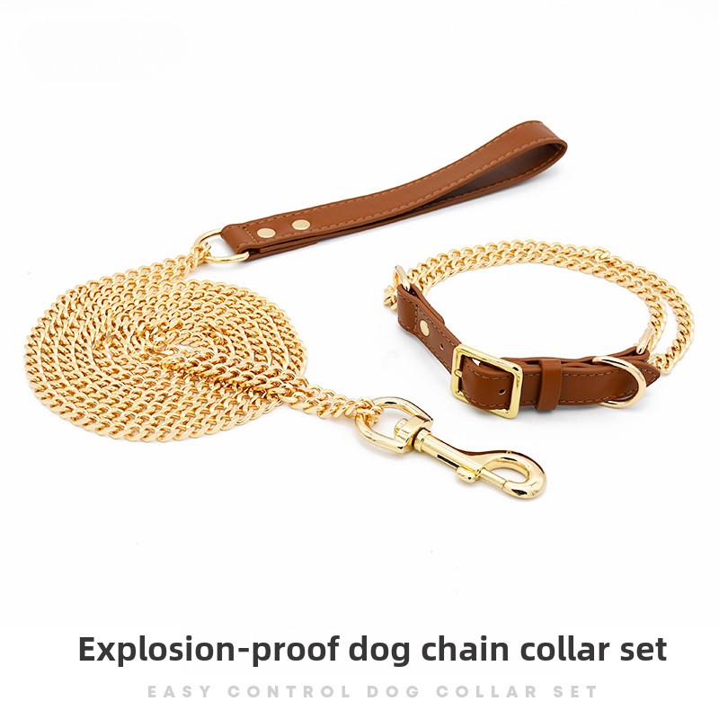 Leather Strap Quick Release - Loudik Wholesale Pet Collar Leash Anti-bite