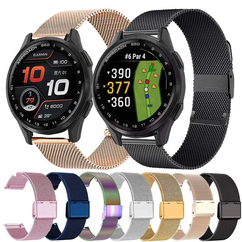 22mm 20mm Mesh Loop For Garmin - огляд і ціна Milanese Loop Magnetic