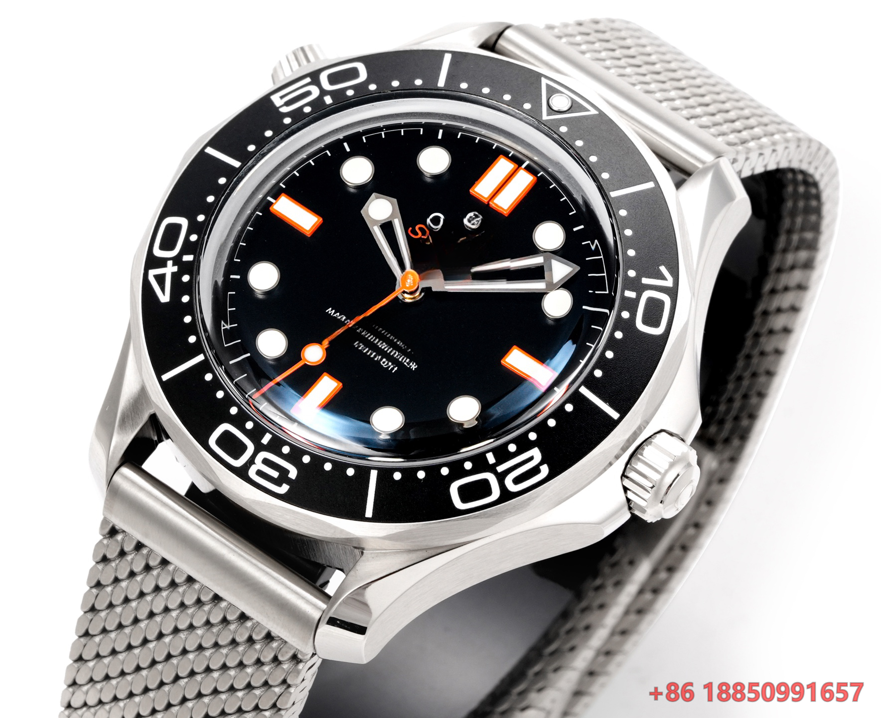 42mm Diver Style Automatic Mec - огляд і ціна Rubber Strap Diver