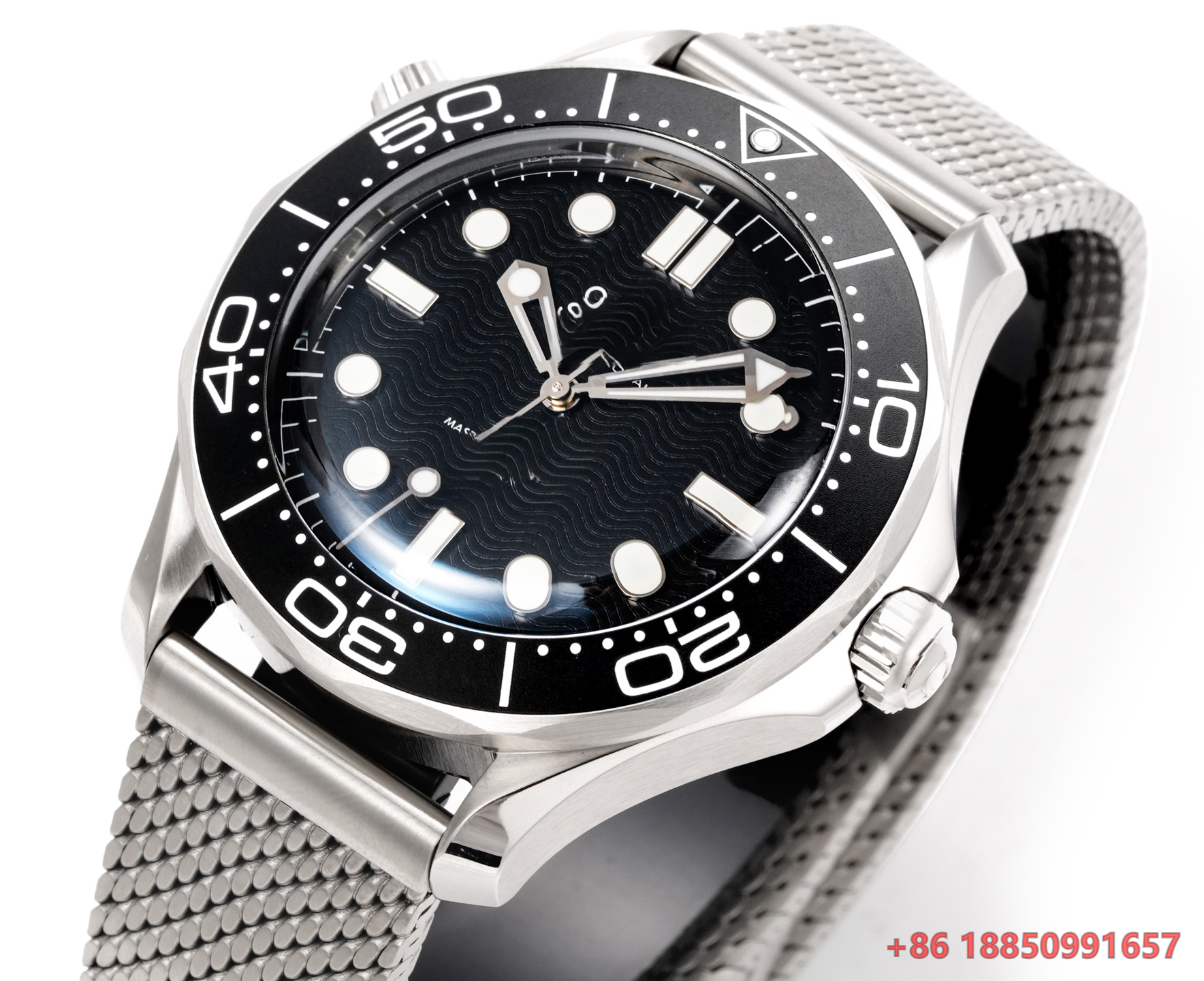 42mm Diver Style Automatic Mec - огляд і ціна Rubber Strap Diver