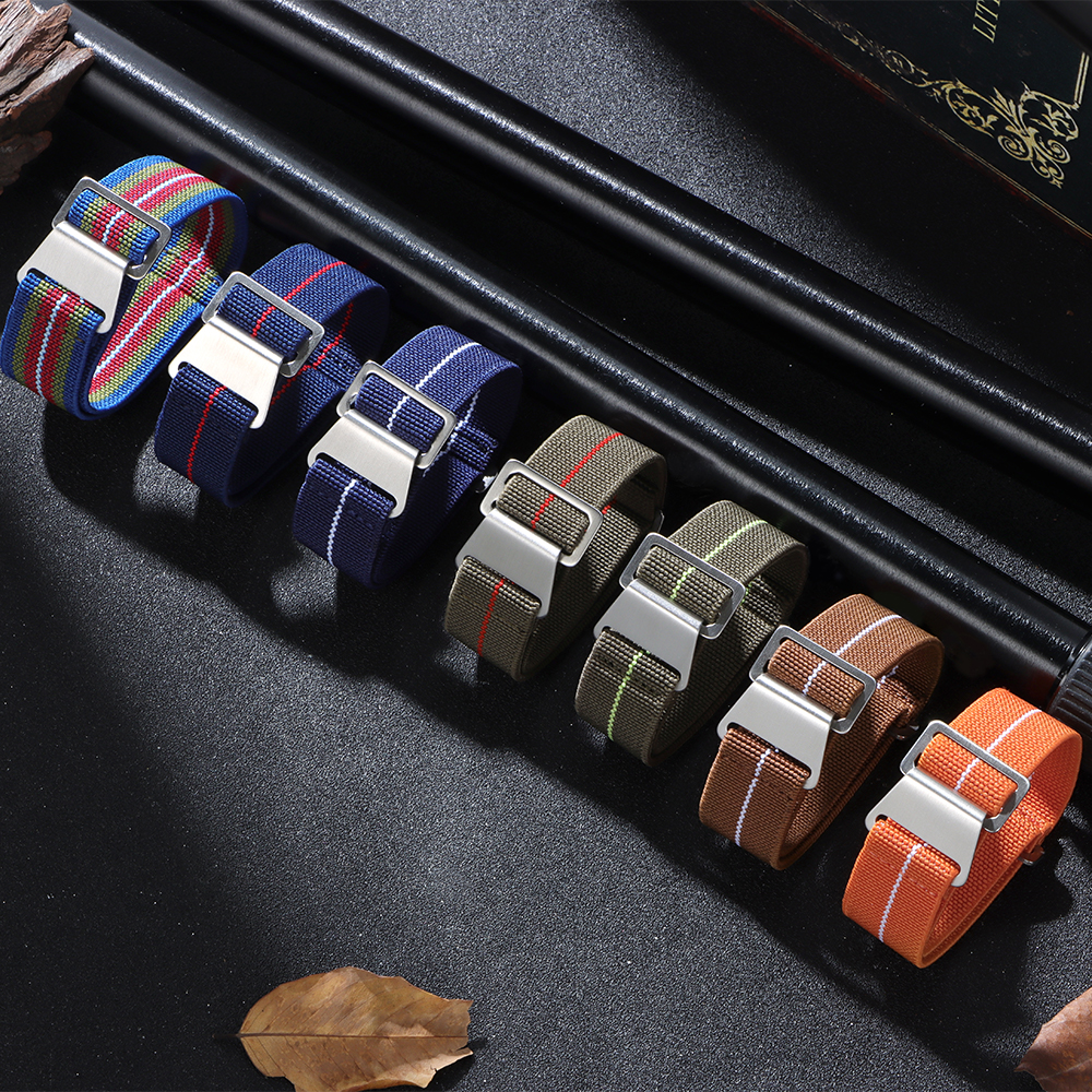 Elastic Watch Strap 18mm 20mm  - огляд і ціна Parachute Strap Elastic