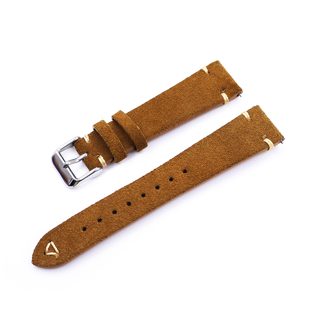 Suede Leather Watch Strap 20mm - огляд і ціна Suede Strap Watch