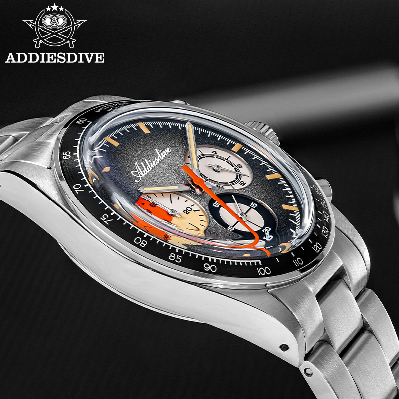 ADDIESDIVE 2026 NEW Chronograp - огляд і ціна Tropic Strap Vintage
