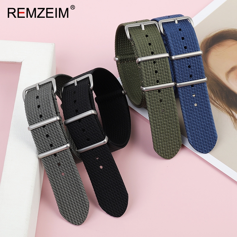 New Ribbed Nylon Watch Strap 1 - огляд і ціна Canvas Strap Watch