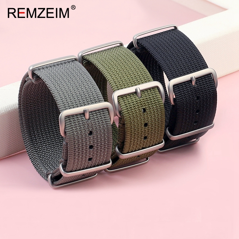 New Ribbed Nylon Watch Strap 1 - огляд і ціна Canvas Strap Watch
