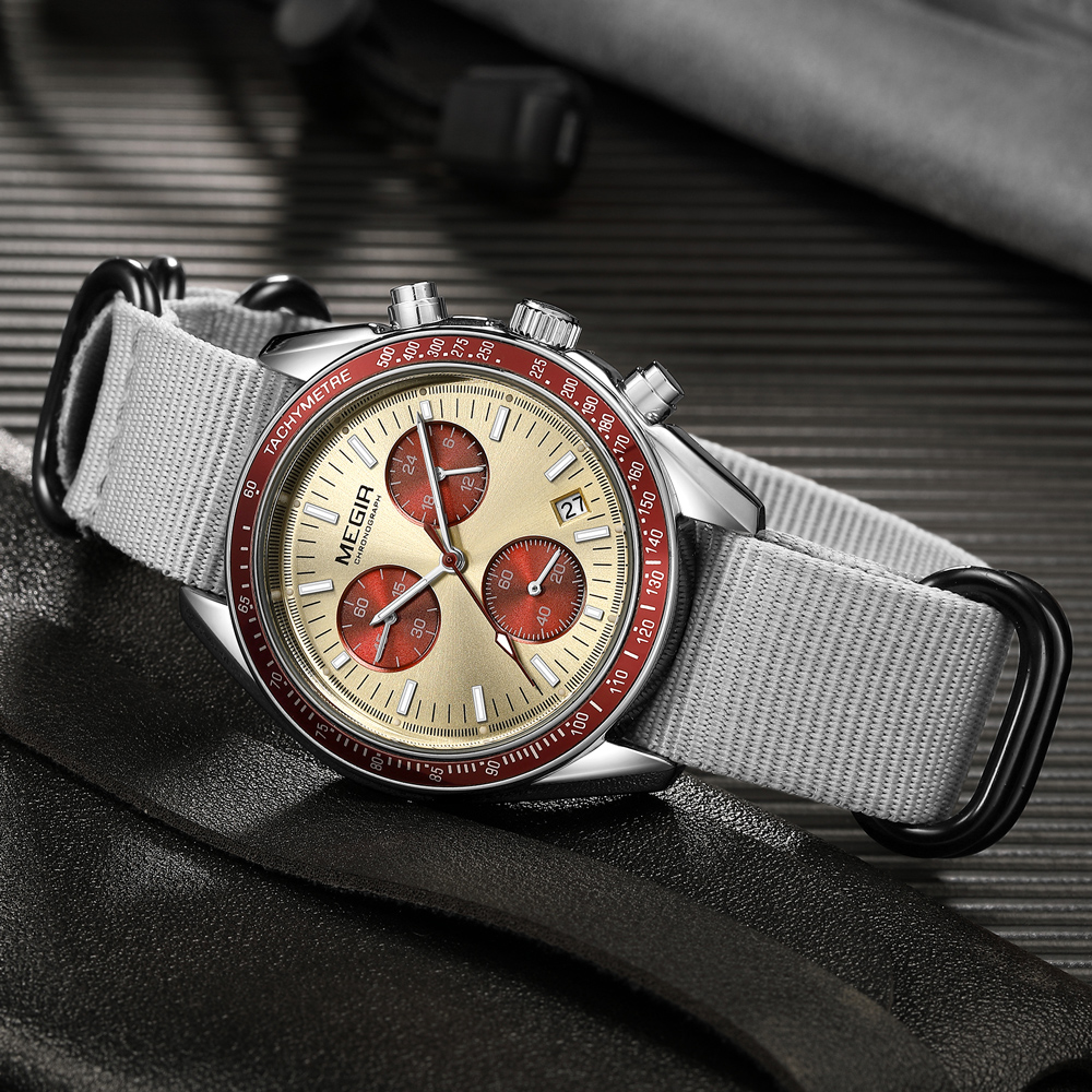 MEGIR New Luxury Men's Watches - огляд і ціна Canvas Strap Watch