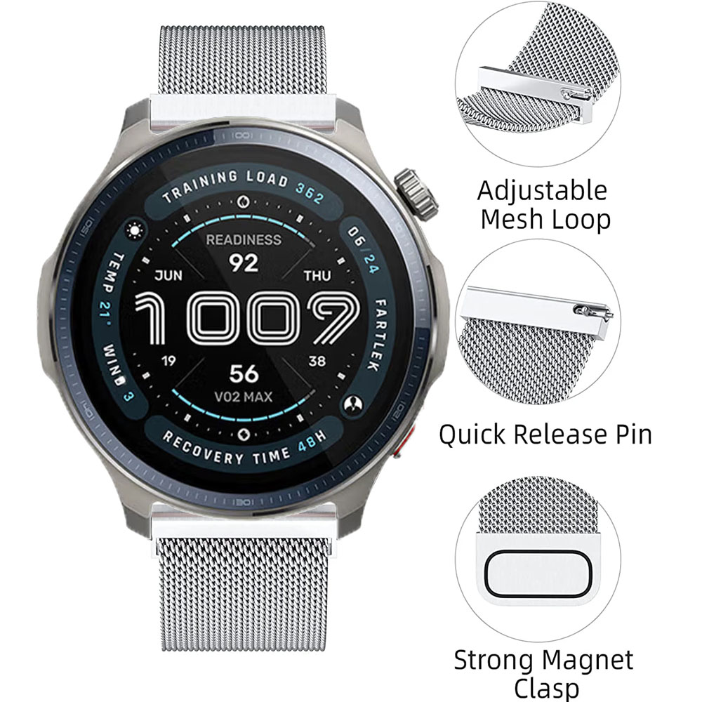 20mm 22mm Milanese Loop Strap  - огляд і ціна Milanese Loop Magnetic