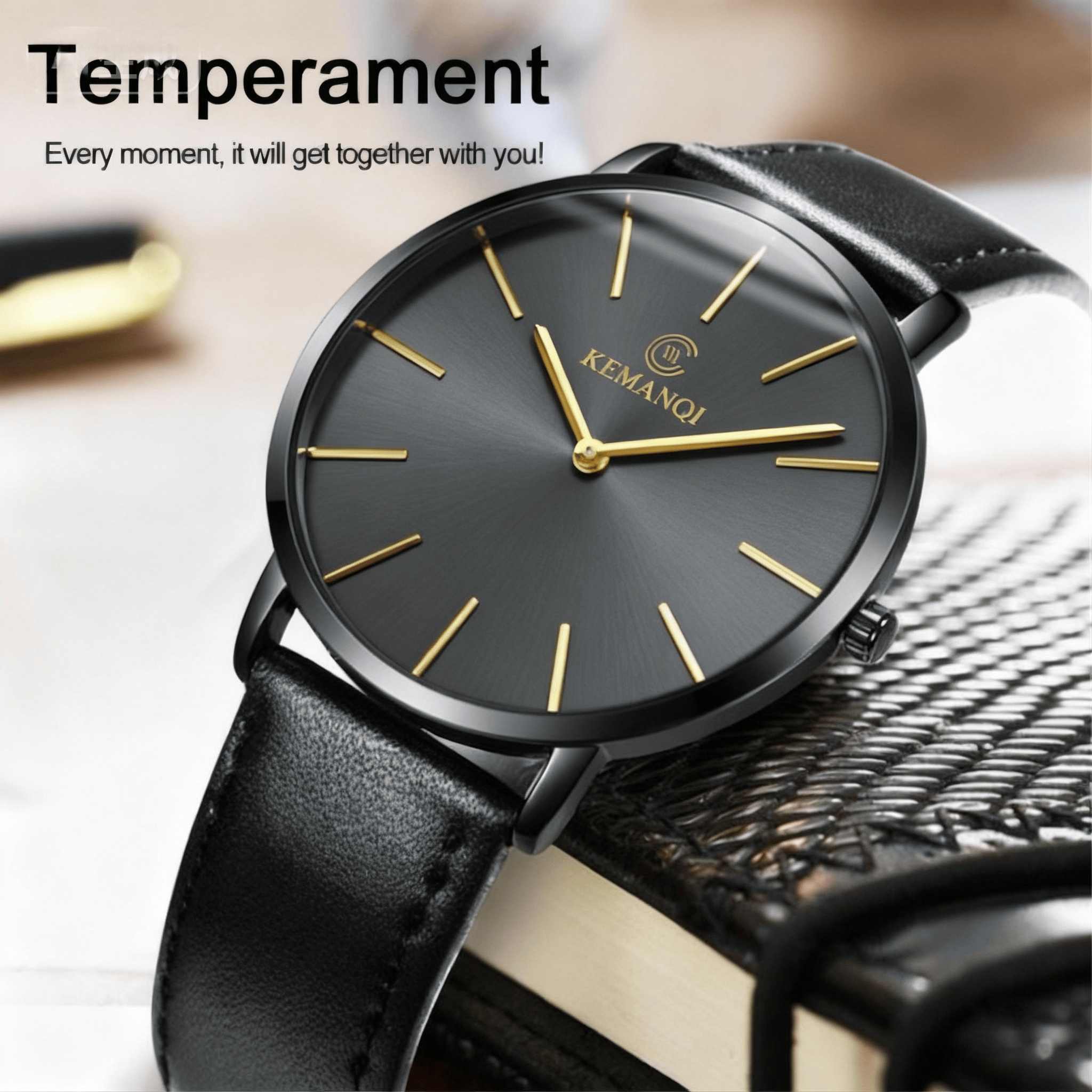 Fashion Ultra Thin Men's Quart - огляд і ціна Leather Watch Band Men