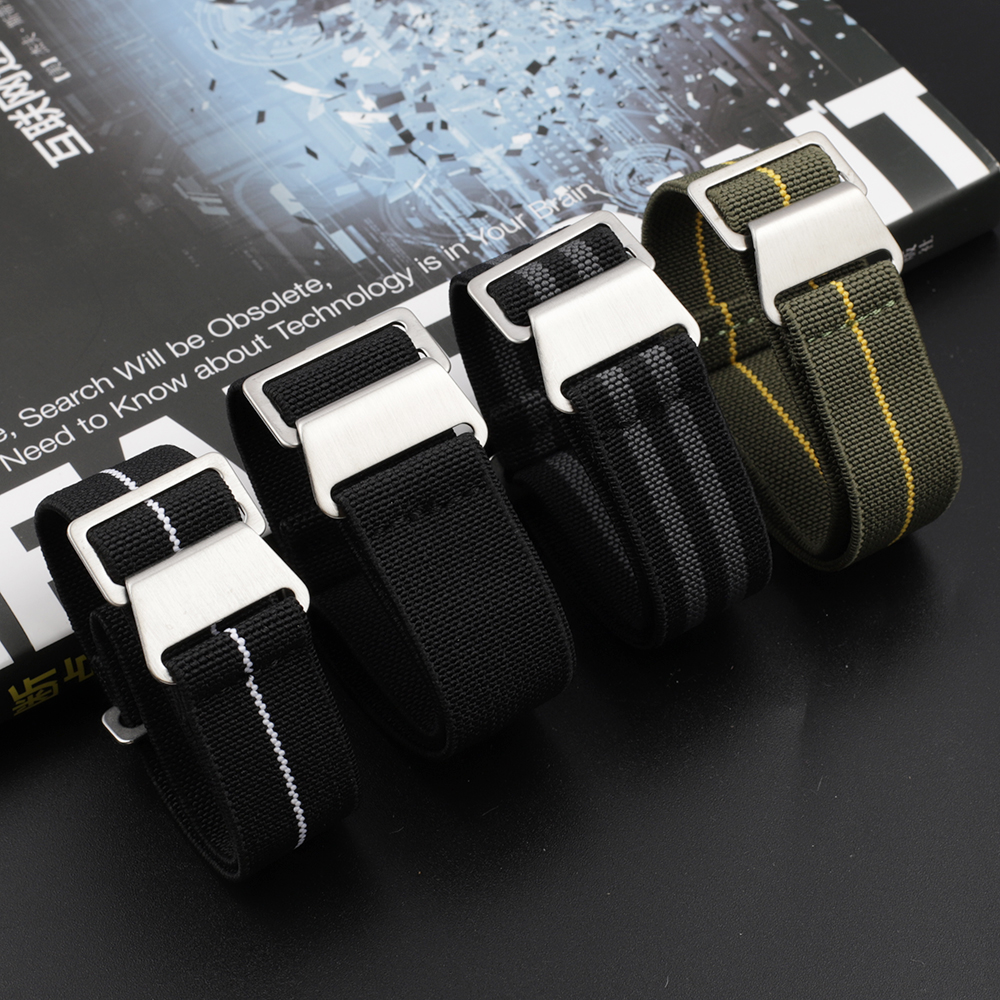 Nylon Watch Band 18mm 20mm 22m - огляд і ціна Parachute Strap Elastic