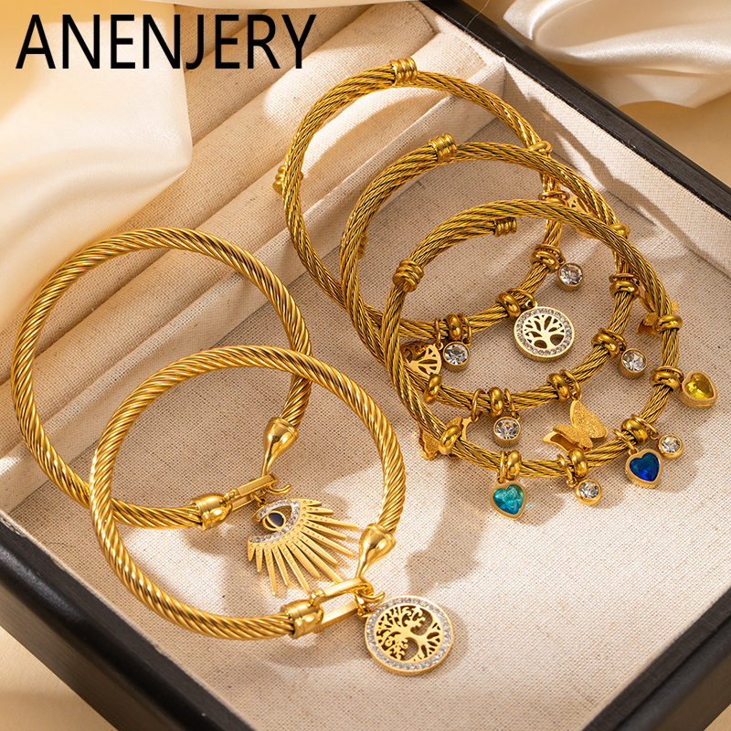 ANENJERY 316L Stainless Steel  - огляд і ціна Butterfly Clasp Deployant