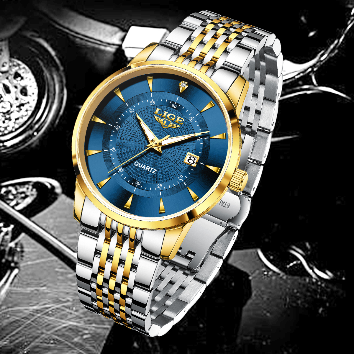 LIGE New 2025 Luxury Man Watch - огляд і ціна Stainless Bracelet Diver