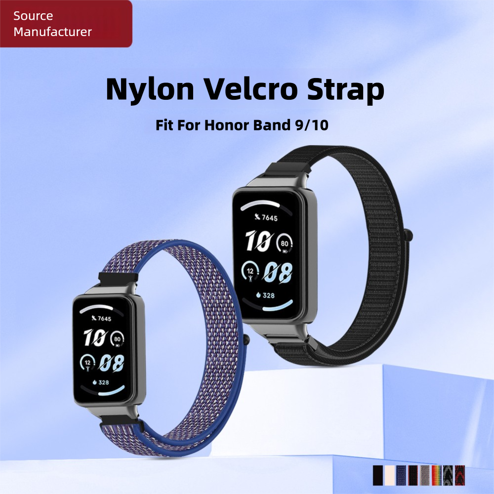 Watchband For Honor Band 10 9  - огляд і ціна Sport Loop Velcro