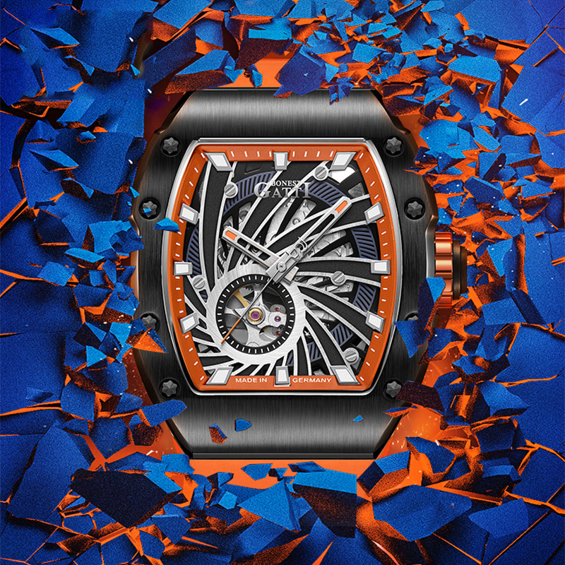 BONEST GATTI Top Germany Phant - огляд і ціна Rubber Strap Diver