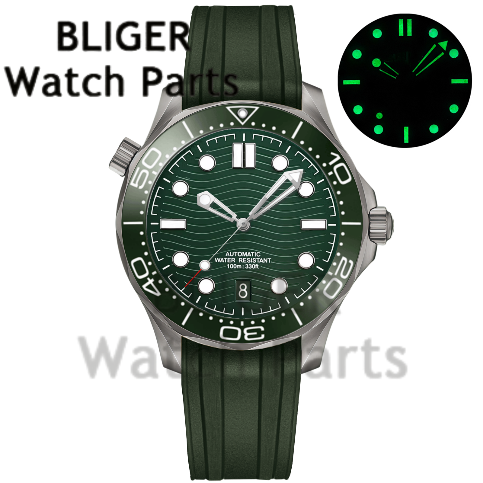 Customizable DIY 41mm Titanium - огляд і ціна Stainless Bracelet Diver