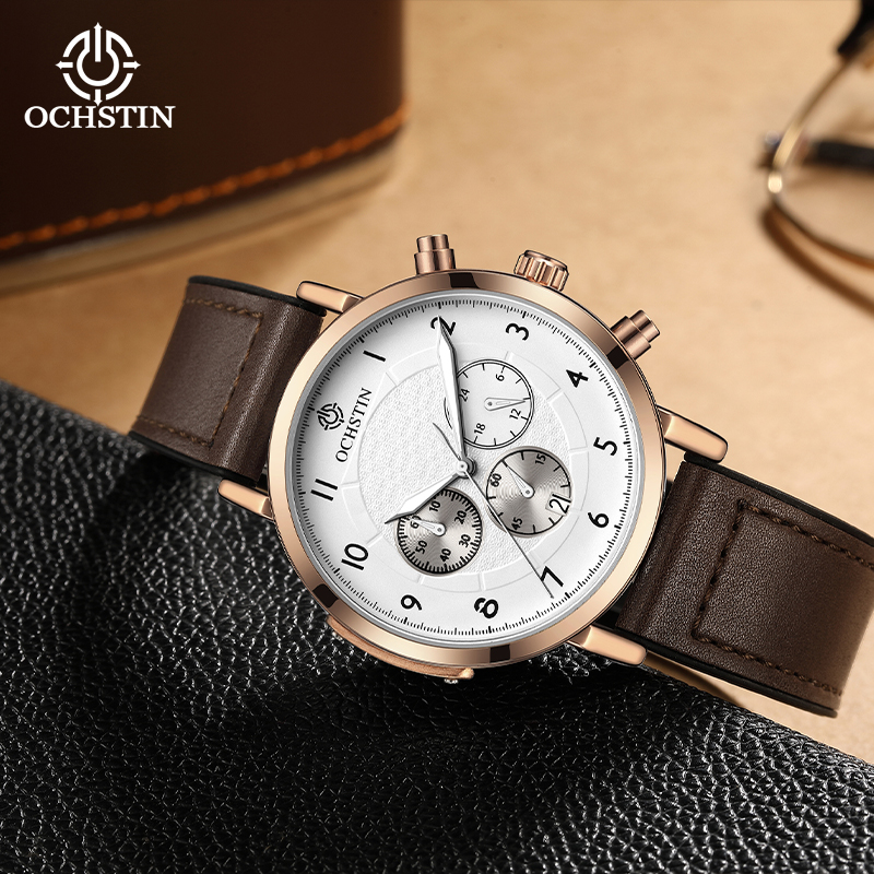 OCHSTIN New Model Magnetic Buc - огляд і ціна Leather Watch Band Men