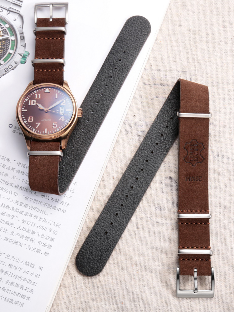 HEMSUT Genuine Leather Watch B - огляд і ціна Tropic Strap Vintage