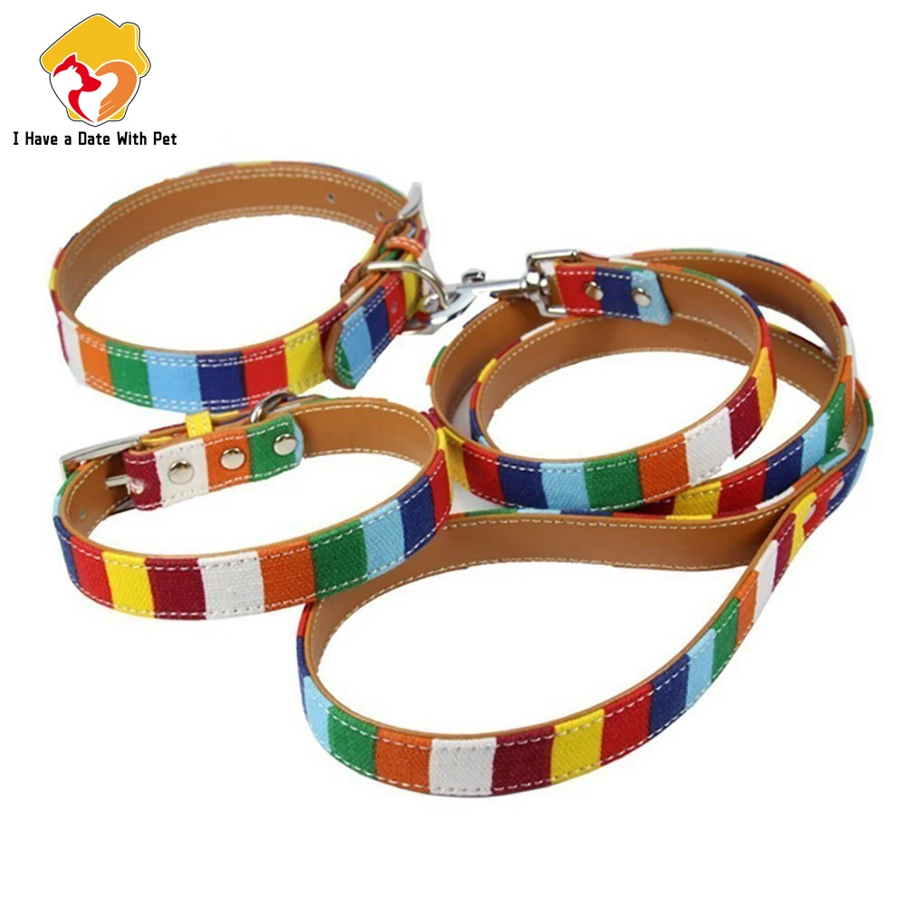 (1 collar+1 leash)  S M L XL X - огляд і ціна Leather Strap Quick Release