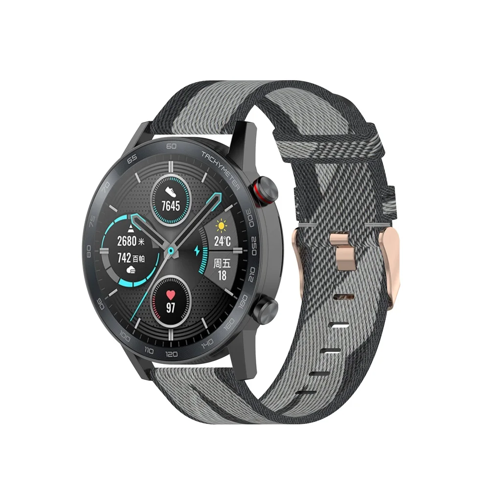 AKBNSTED 22MM Camouflage Nylon - огляд і ціна Canvas Strap Watch