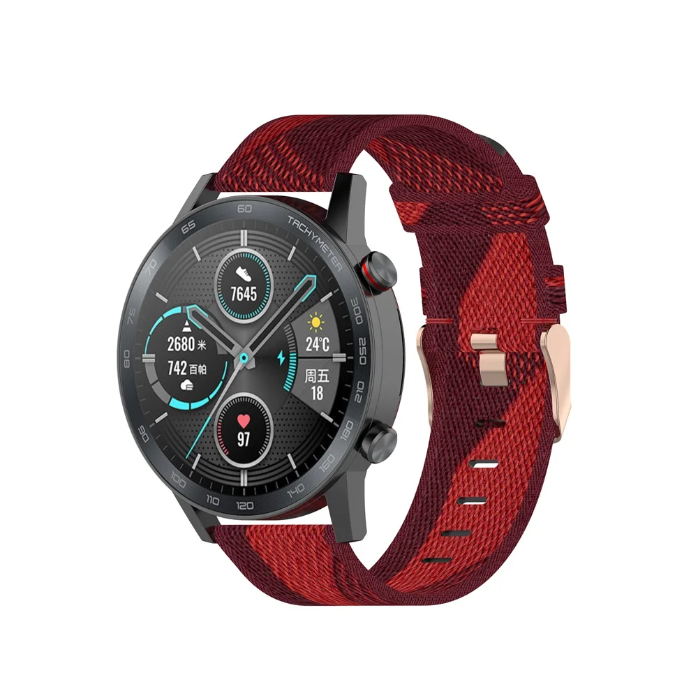 AKBNSTED 22MM Camouflage Nylon - огляд і ціна Canvas Strap Watch