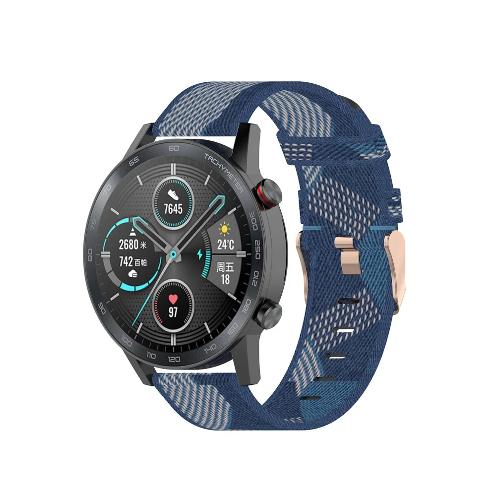 AKBNSTED 22MM Camouflage Nylon - огляд і ціна Canvas Strap Watch
