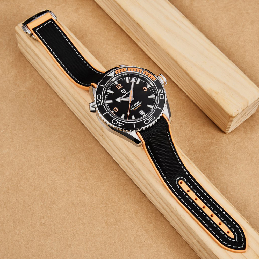 PAGANI DESIGN Diving Watch 100 - огляд і ціна Rubber Strap Diver