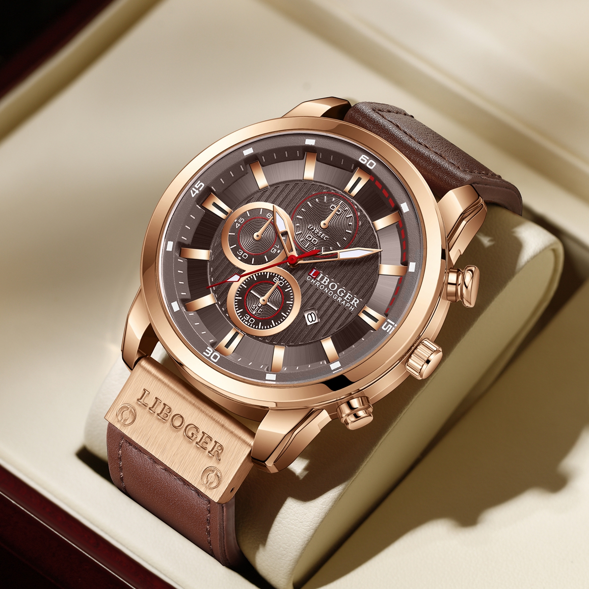 Business Men Quartz Watch High - огляд і ціна Leather Watch Band Men