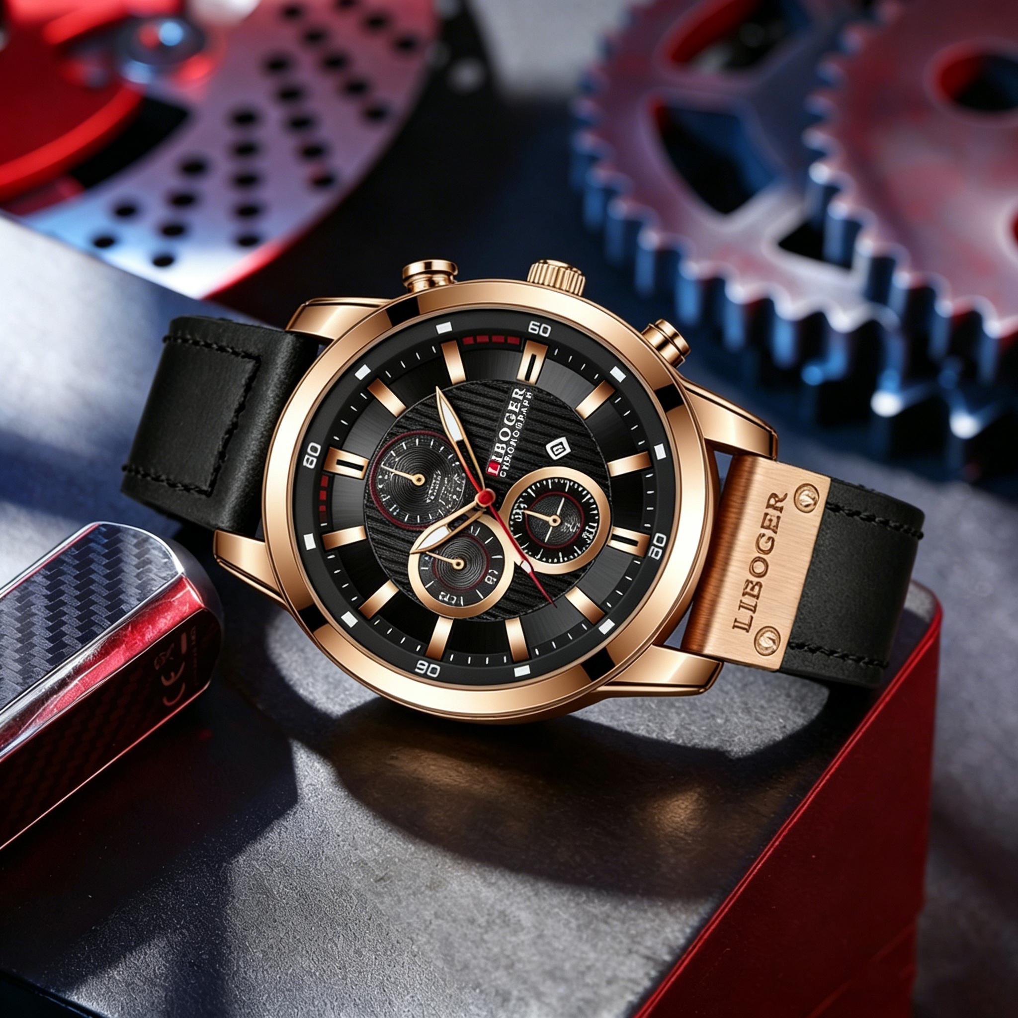 Business Men Quartz Watch High - огляд і ціна Leather Watch Band Men