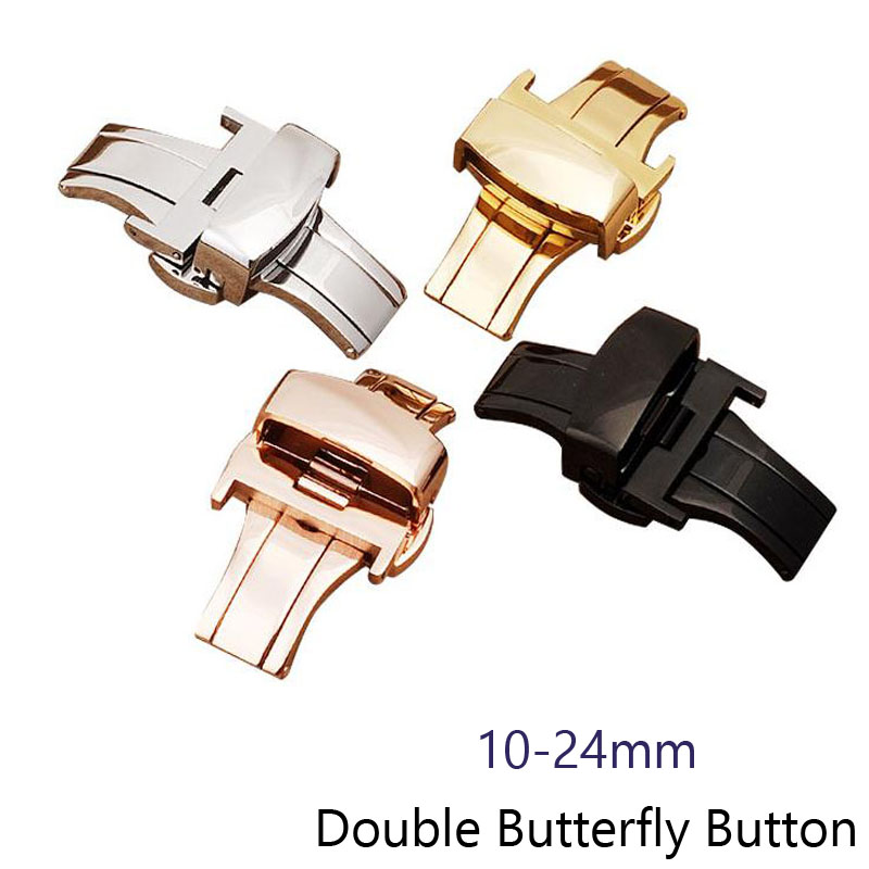 Automatic Double Click Butterf - огляд і ціна Butterfly Clasp Deployant
