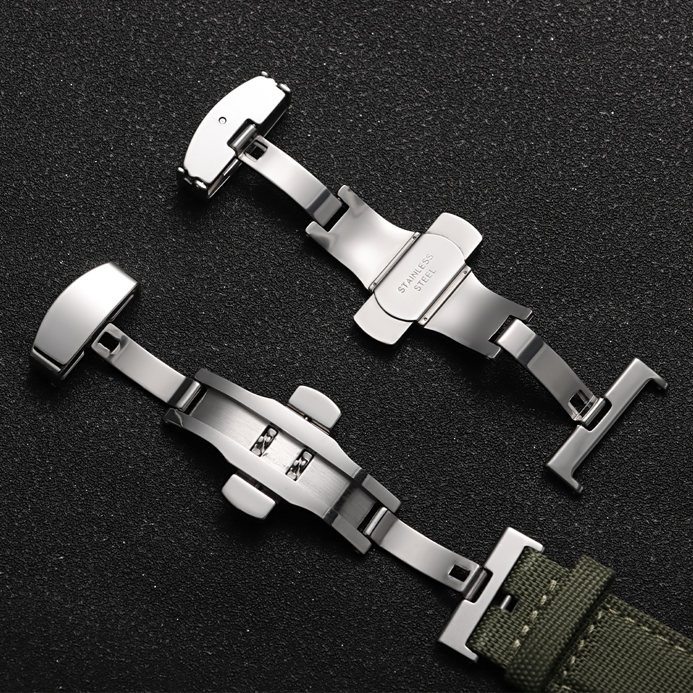 10/12/14/16/18/20/22mm Polishe - огляд і ціна Butterfly Clasp Deployant