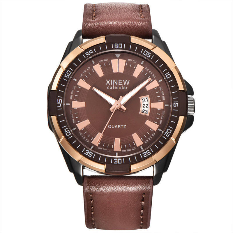 Men XINEW Brand Watches Studen - огляд і ціна Leather Watch Band Men