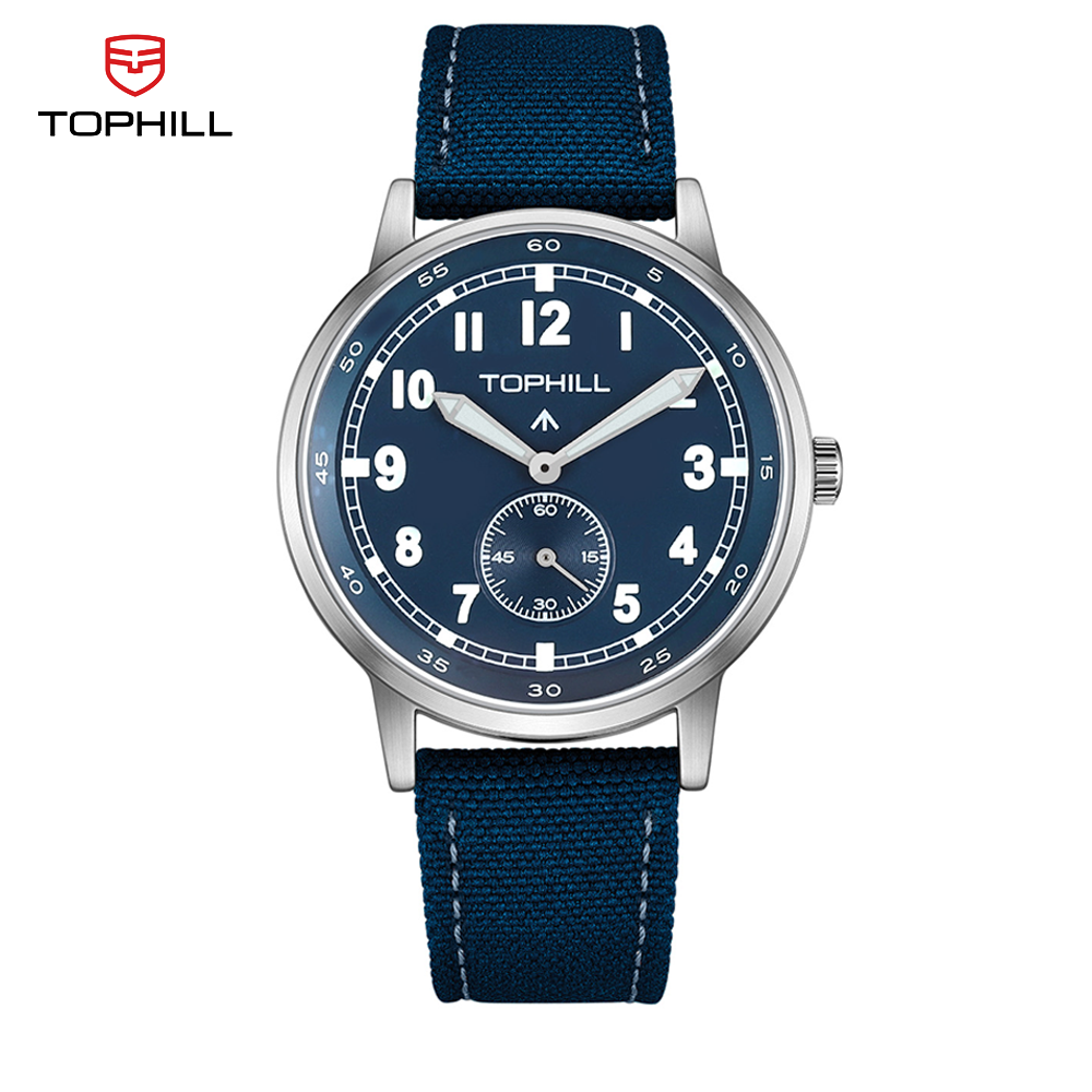 2025 New TOPHILL TW099G 40mm B - огляд і ціна Canvas Strap Watch