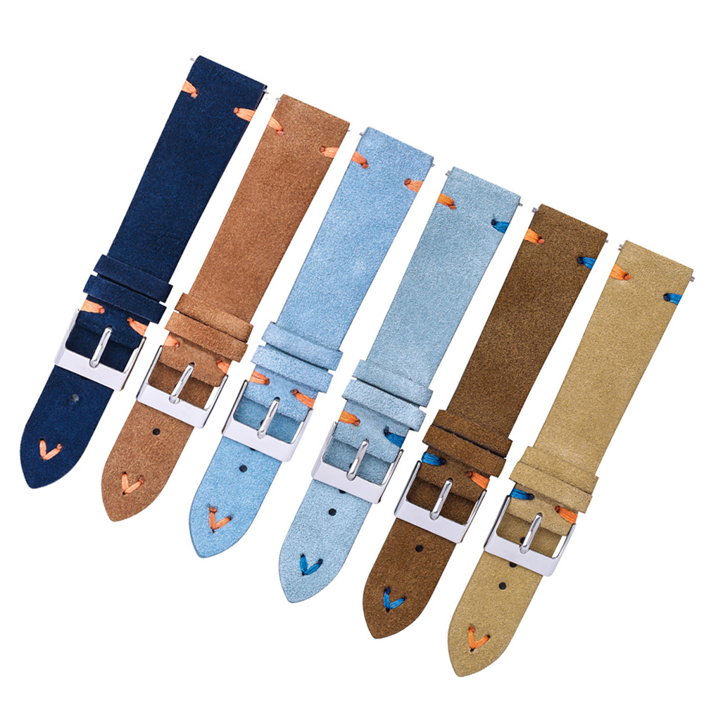 Suede Watch Straps 18mm 20mm H - огляд і ціна Suede Strap Watch