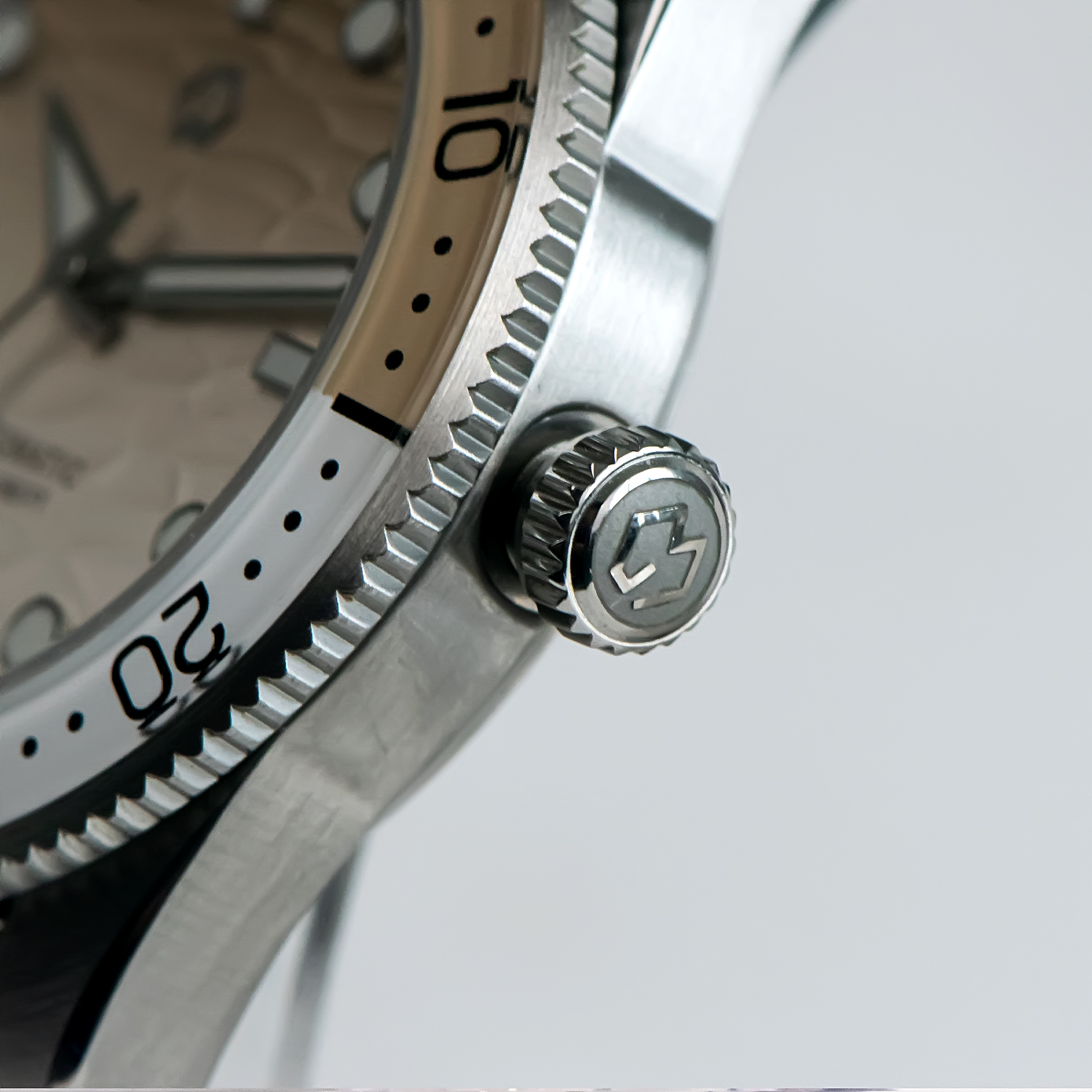 40mm Diver Watch Texture Men's - огляд і ціна Rubber Strap Diver