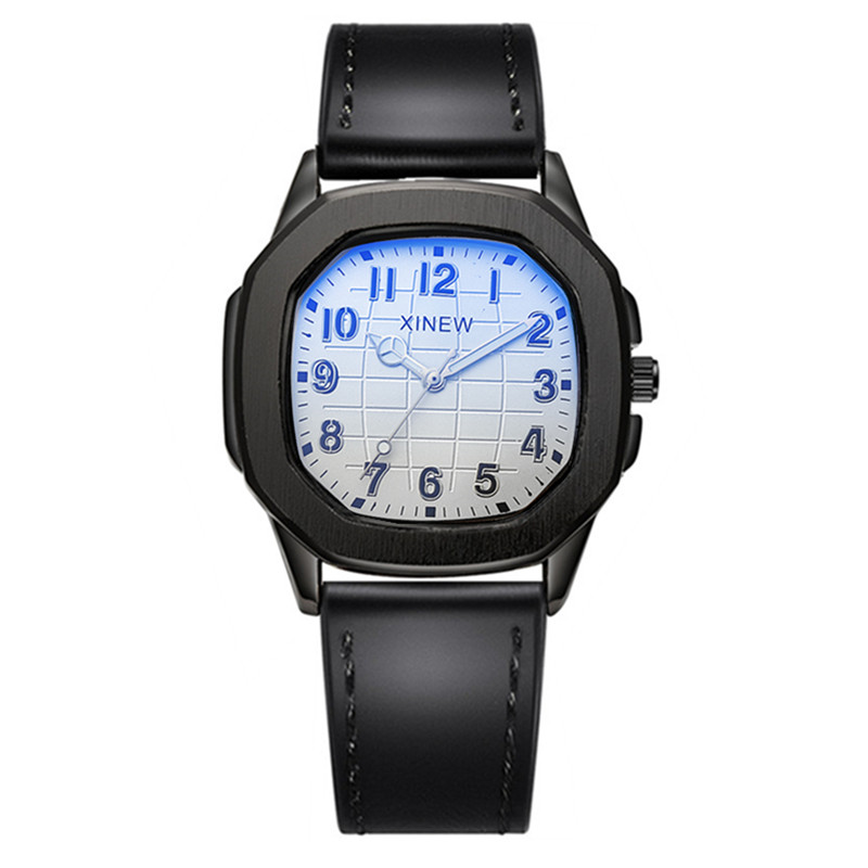 1pc / lot Original XINEW Brand - огляд і ціна Leather Watch Band Men