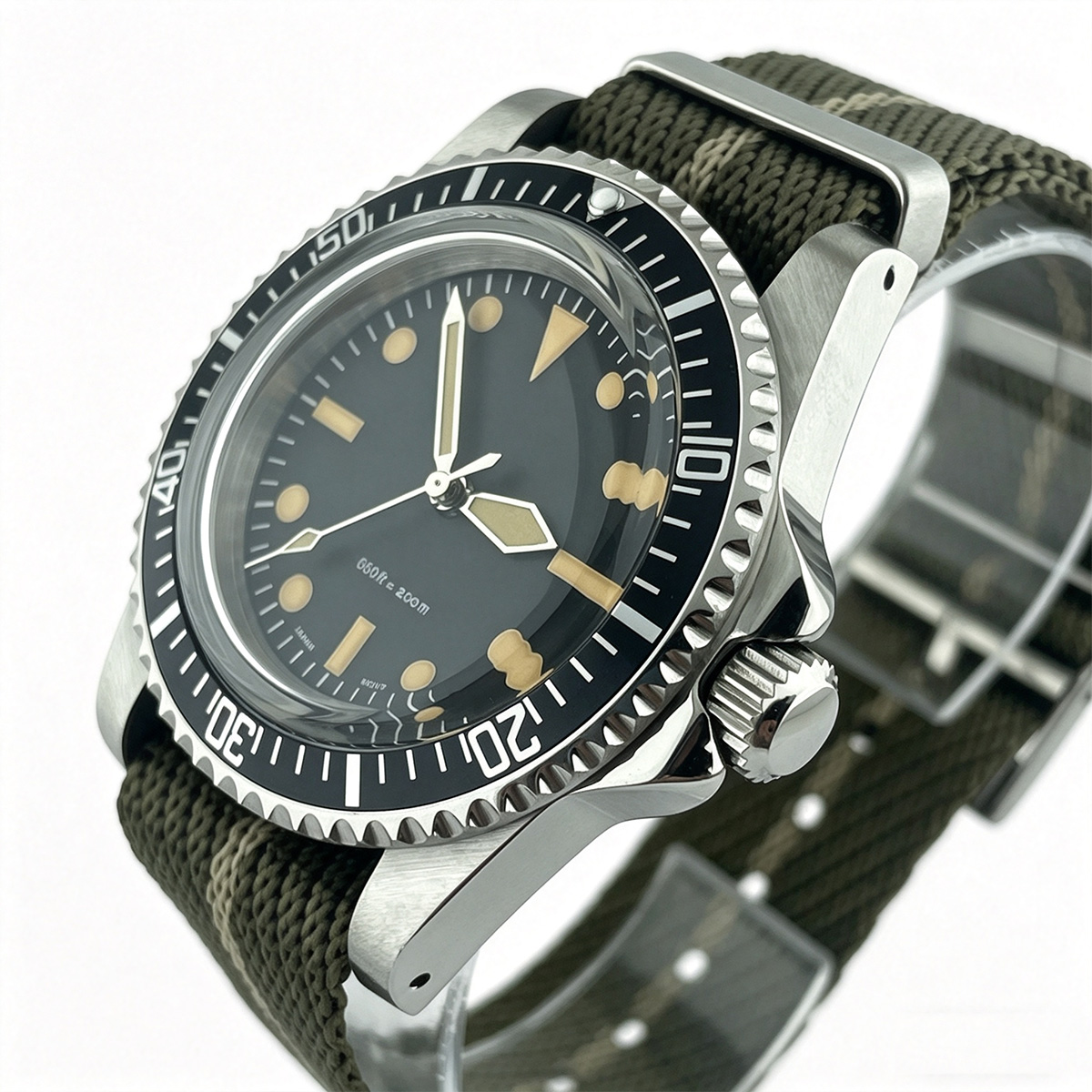 39.5mm Diver Retro watch acryl - огляд і ціна Tropic Strap Vintage