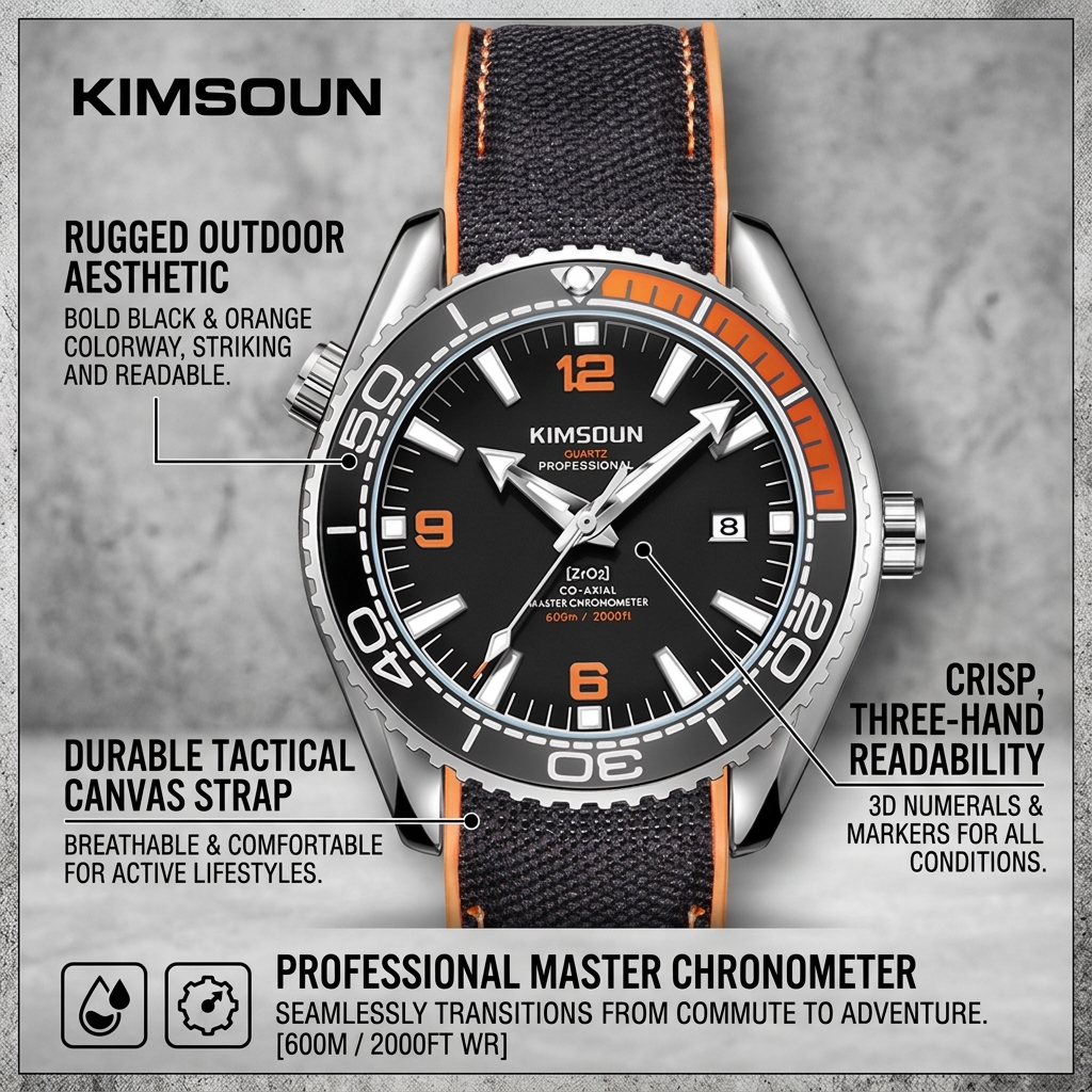 1 piece sporty men's watch wit - огляд і ціна Canvas Strap Watch