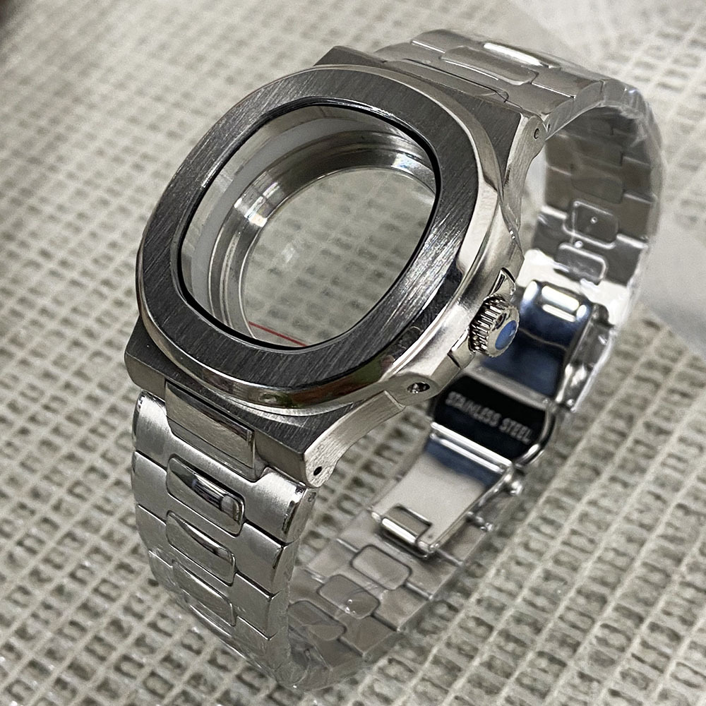 40mm Nautilus Watch Case Mod K - огляд і ціна Butterfly Clasp Deployant