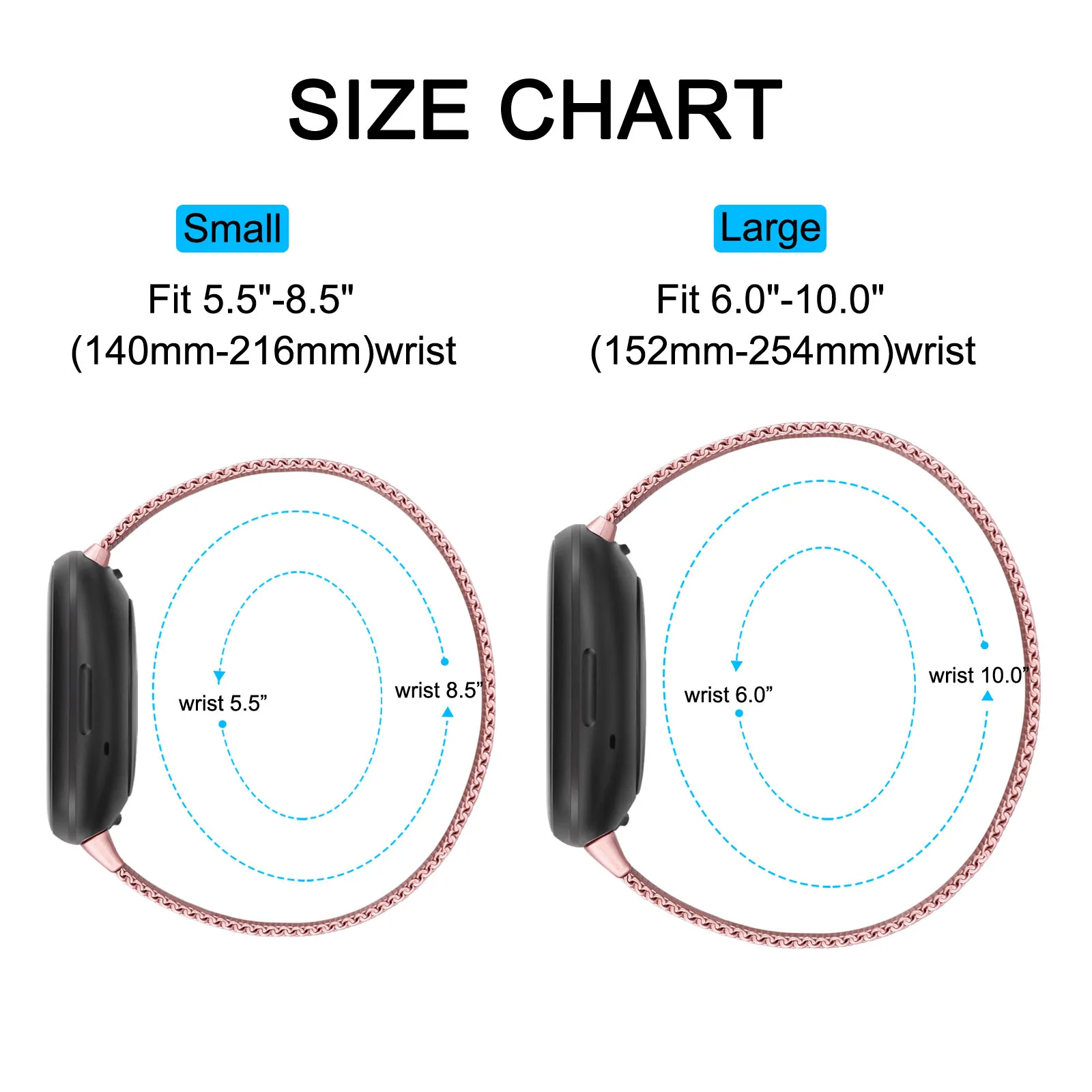 Mental Magnetic Strap for Fitb - огляд і ціна Milanese Loop Magnetic