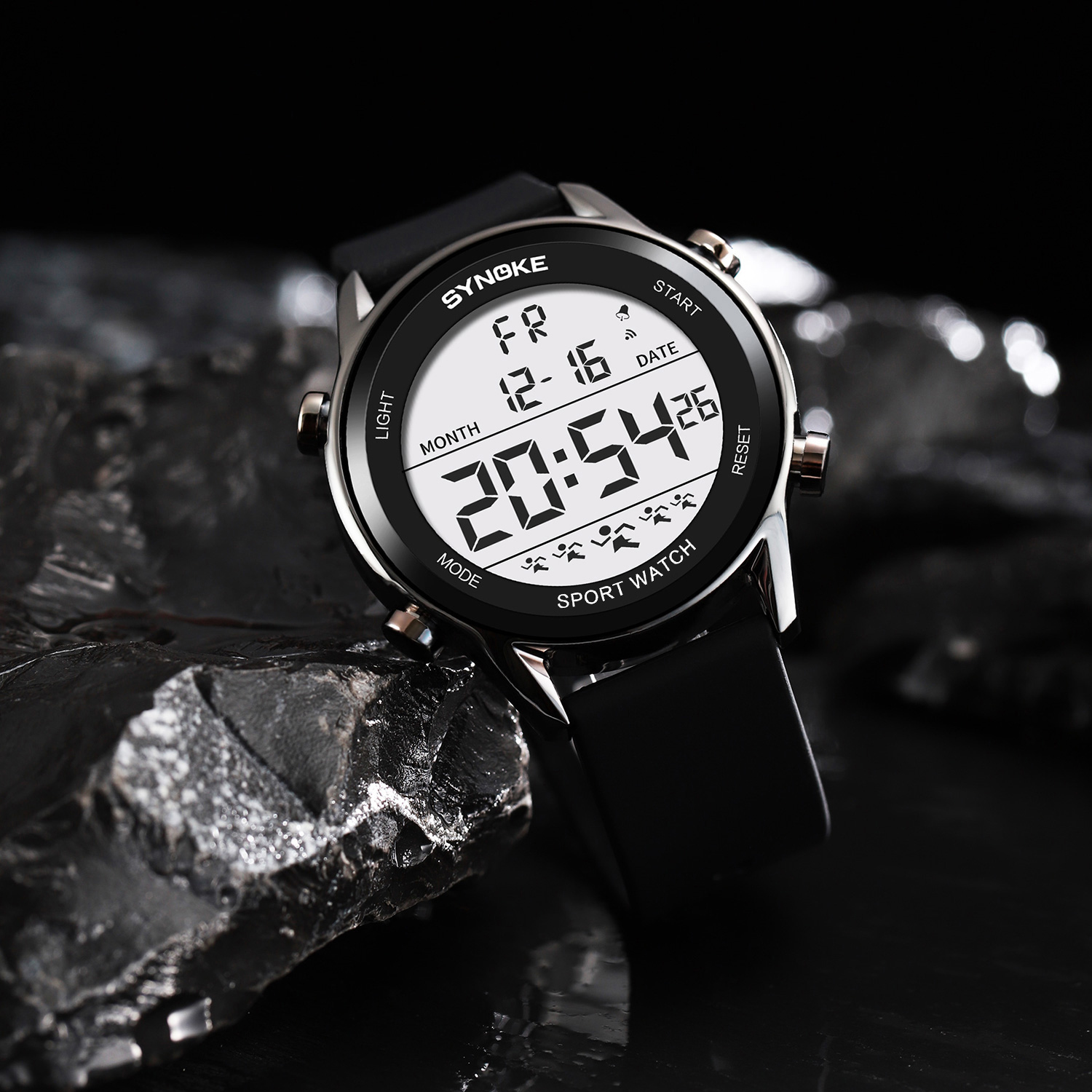 Digital Watches For Men Waterp - огляд і ціна Rubber Strap Diver