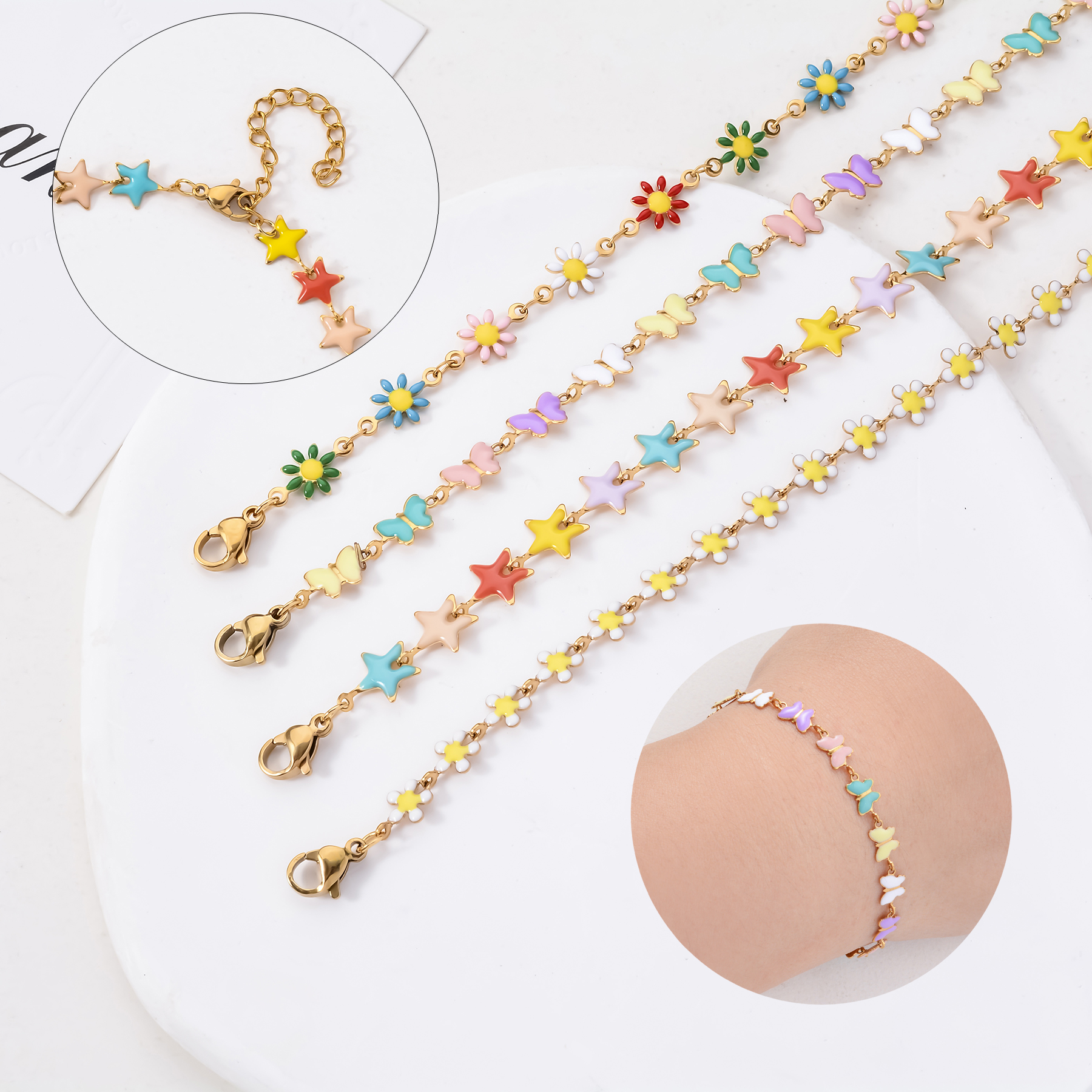 1Pcs Stainless Steel For Women - огляд і ціна Butterfly Clasp Deployant