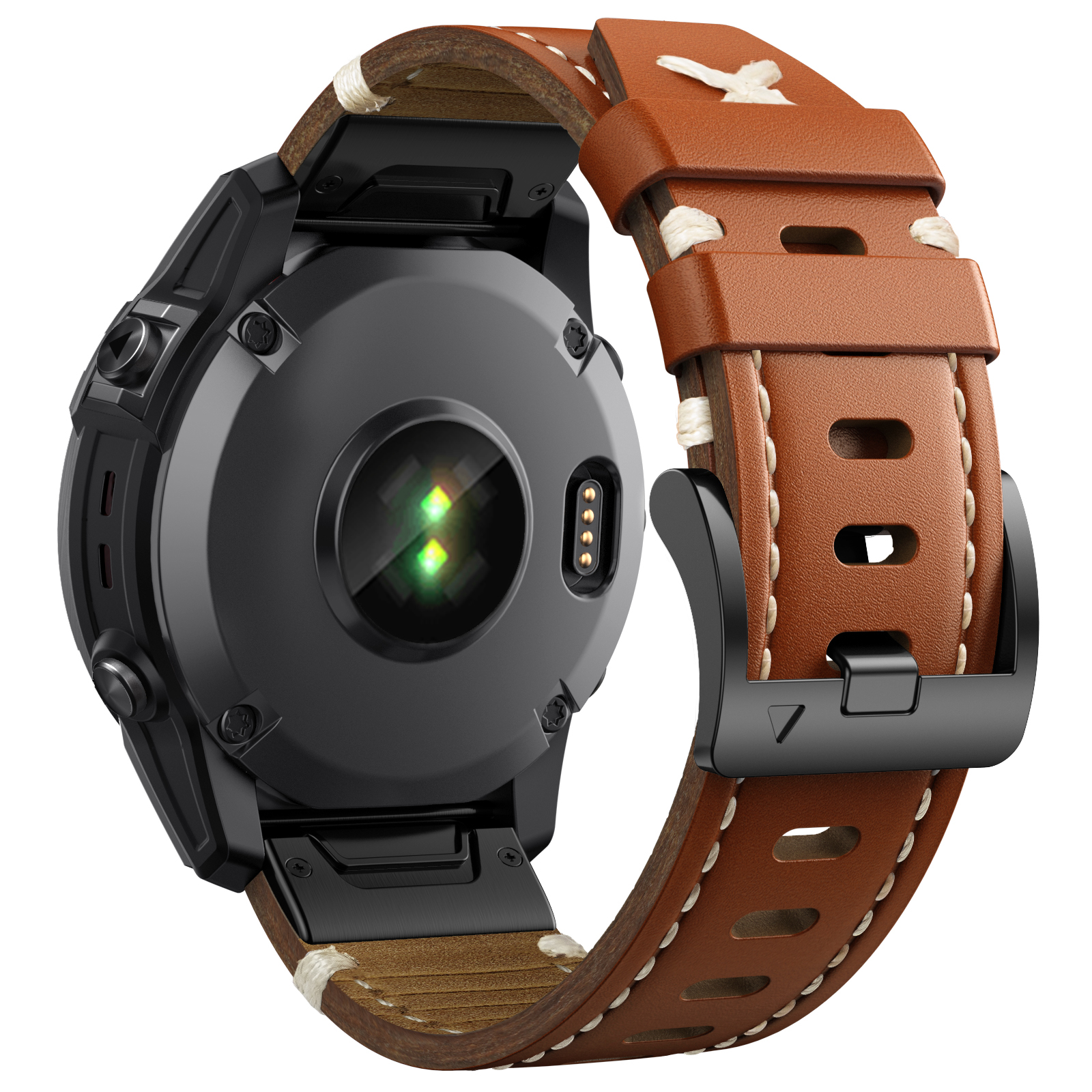 22 26mm Genuine Leather Strap  - огляд і ціна Leather Strap Quick Release