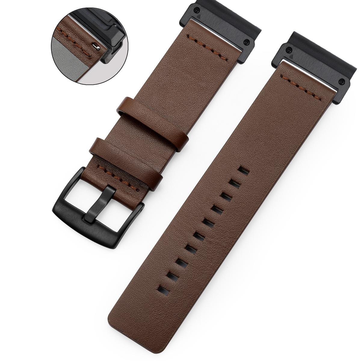 26mm 22mm Quick Fit Strap For  - огляд і ціна Leather Strap Quick Release