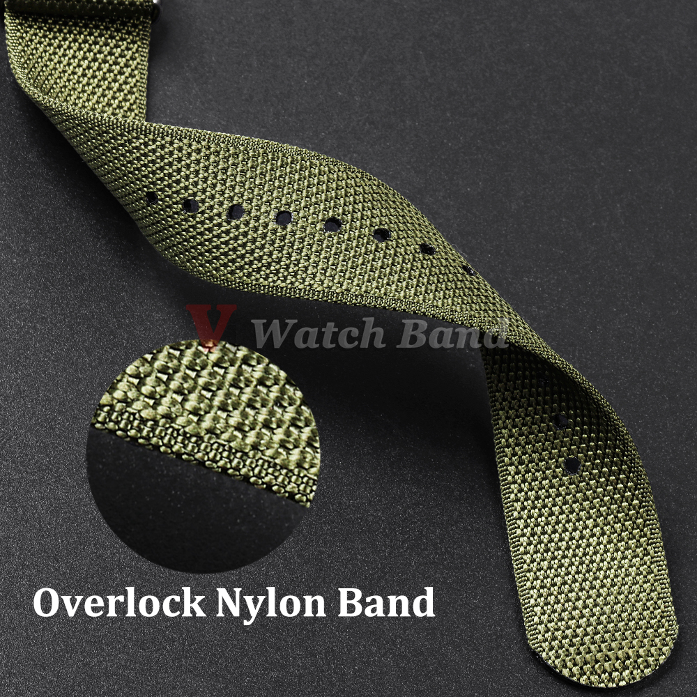 Dense Nylon Strap 20mm 22mm Wo - огляд і ціна Perlon Strap Woven